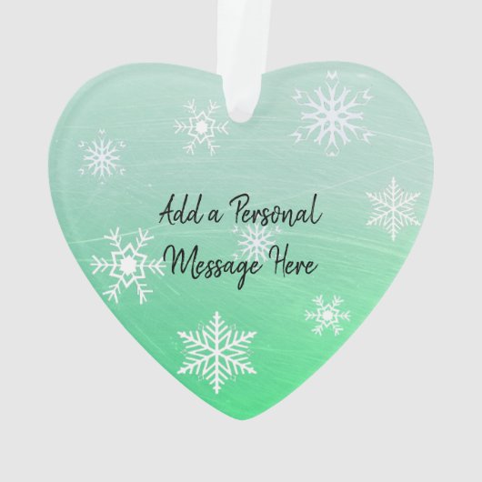 Papillon Message personnel Garde de Noël (dos)