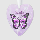 Papillon Message personnel Garde de Noël (devant)