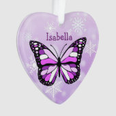 Papillon Message personnel Garde de Noël (devant)