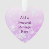 Papillon Message personnel Garde de Noël (dos)