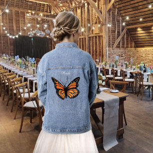Papillon Monarch Romantique Ombré Bleu Élégant