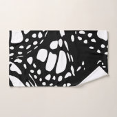 Papillon Monarque Noir&Blanc - Ensemble de serviet (Serviette à main)