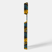 Papillon monarque sur confluents jaunes (Côté droit)