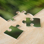 Papillon Monarque sur le Puzzle Fleur sauvage (Côté)