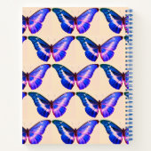 Papillon Morpho Housse Spiral Livre de croquis N (Dos)
