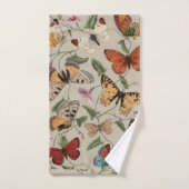 Papillon Moth Nature Collection Dessin (Serviette à main)