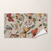 Papillon Moth Nature Collection Dessin (Serviette à main)