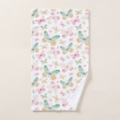 Papillon Motif Aquarelle (Serviette à main)