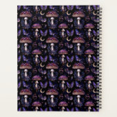 Papillon, motif céleste floral et champignon (Dos)