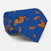 Papillon motif monarque cravate (Roulé)