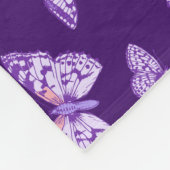 Papillon motif pourpre nommé couverture (Coin)