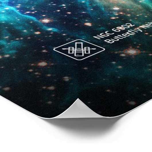 Papillon Nebula NGC 6302 - affiche (Coin)