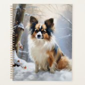 Papillon Noël sous la neige Christmas (Devant)