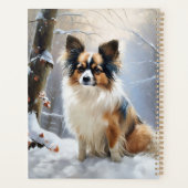 Papillon Noël sous la neige Christmas (Dos)