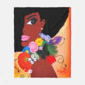 Papillon noir - Couverture en polaire (Devant)