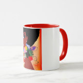 Papillon noir - Mug (Devant droit)