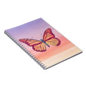 Papillon Ombre Sunset Tones Journal Carnet (Côté Droit)