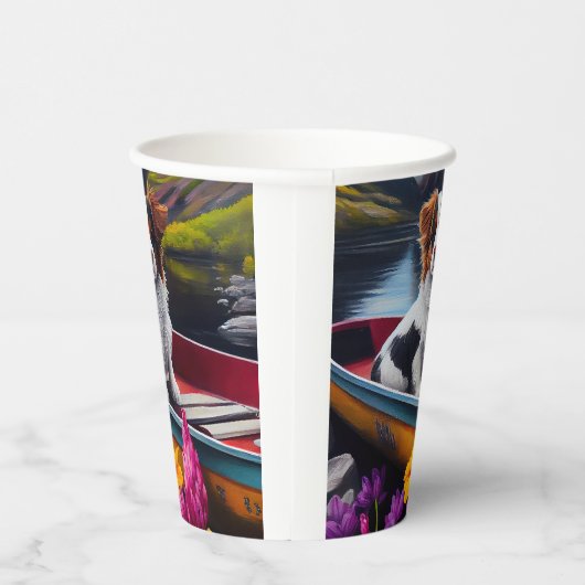 Papillon op een peddel: Een Schilderachtig avontuu Papieren Bekers (Rechts)