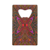 Papillon orange et magenta abstrait et psychédéliq (Dos)