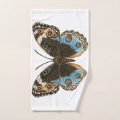 Papillon Pansy Bleu (Serviette à main)