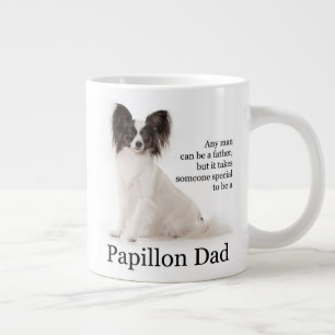 Papillon Papa Jumbo Mug