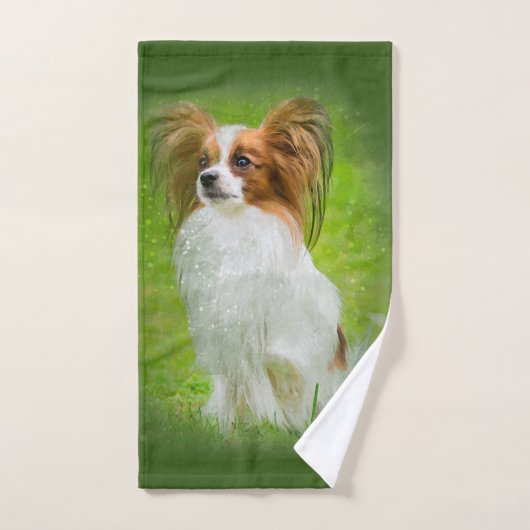 papillon, papillon, papillon, papillon, papillon,  (Serviette à main)