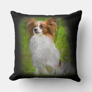 papillon, papilon, papillon-honden, papillon-honde kussen