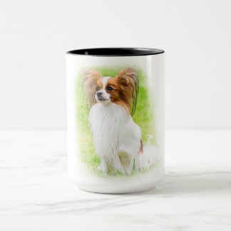 papillon, papilon, papillonhonden, papillonhonden, mok