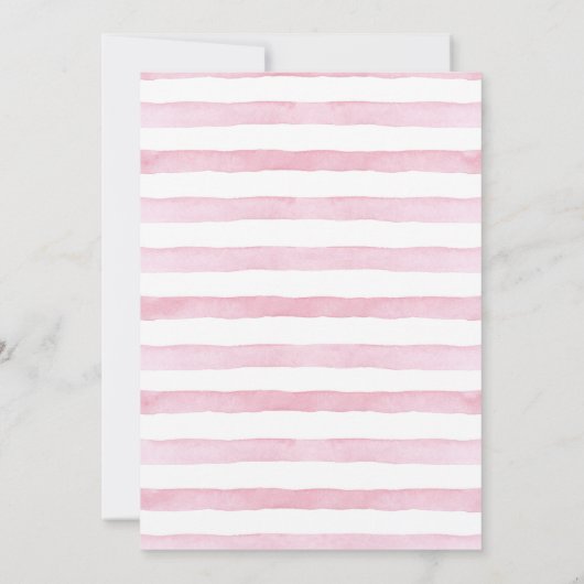 Papillon Pastel Arc-en-ciel première invitation an (Dos)