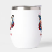 Papillon patriotique American Babe Name (Gauche)