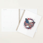 Papillon Patriotique Gravure Vintage Vector Design (Devant avec enveloppe)