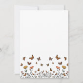 Papillon, Pavot, Lapin & Carte de vacances de Pâqu (Dos)