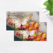 Papillon Peacock blanc Actes de Cartes de Douceur (Bureau)