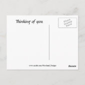 Papillon - Penser à votre carte postale (Dos)