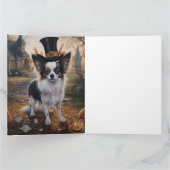 Papillon pompoenen Halloween eng Kaart (Binnen)