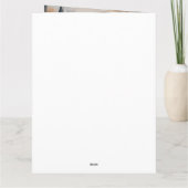 Papillon pompoenen Halloween eng Kaart (Achterkant)