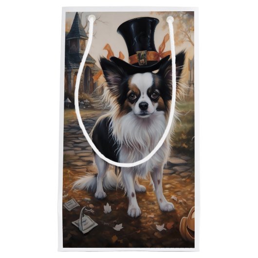 Papillon pompoenen Halloween eng Klein Cadeauzakje (Voorkant)