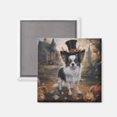 Papillon Pompoenen Halloween Griezelen Magneet (Voorkant / Achterkant)