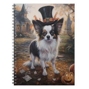 Papillon Pompoenen Halloween Griezelen Notitieboek