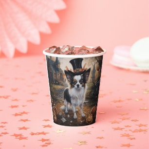 Papillon Pompoenen Halloween Griezelen Papieren Bekers