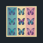 Papillon Pop Art<br><div class="desc">Ajoutez une touche de fantaisie à votre décor maison grâce à ce design Papillon Pop Art. Ce design coloré et ludique présente un groupe de papillons aux différentes nuances de bleu, de violet et de rose. Parfait pour toute chambre dans votre maison, ce design est sûr de vous apporter un...</div>