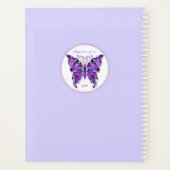 Papillon pourpre 31 (Dos)