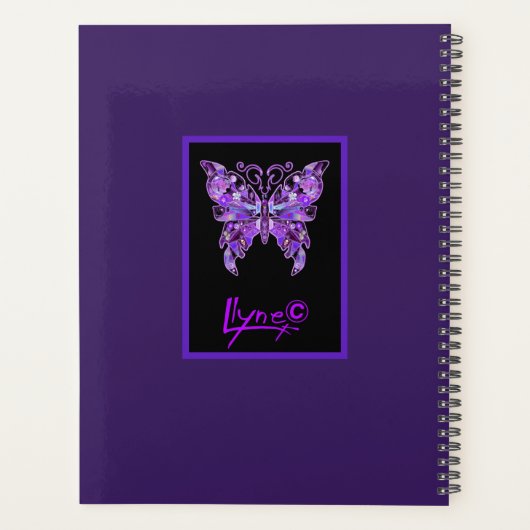 Papillon pourpre 31 (Dos)