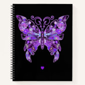 Papillon pourpre 31 Carnet (Devant)