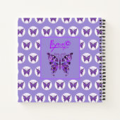 Papillon pourpre 31 Carnet (Dos)