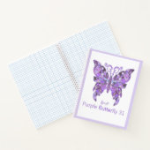 Papillon pourpre 31 Carnet (Intérieur)