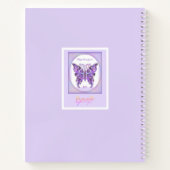 Papillon pourpre 31 Carnet (Dos)