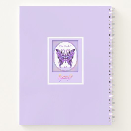 Papillon pourpre 31 Carnet (Dos)