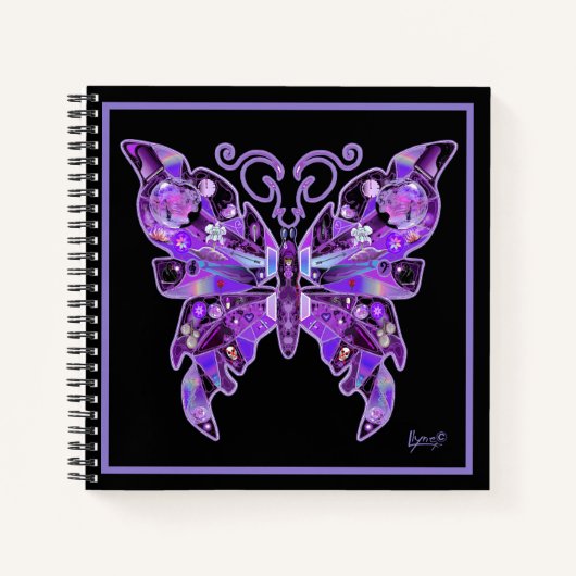 Papillon pourpre 31 Carnet (Devant)
