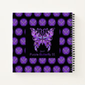 Papillon pourpre 31 Carnet (Dos)